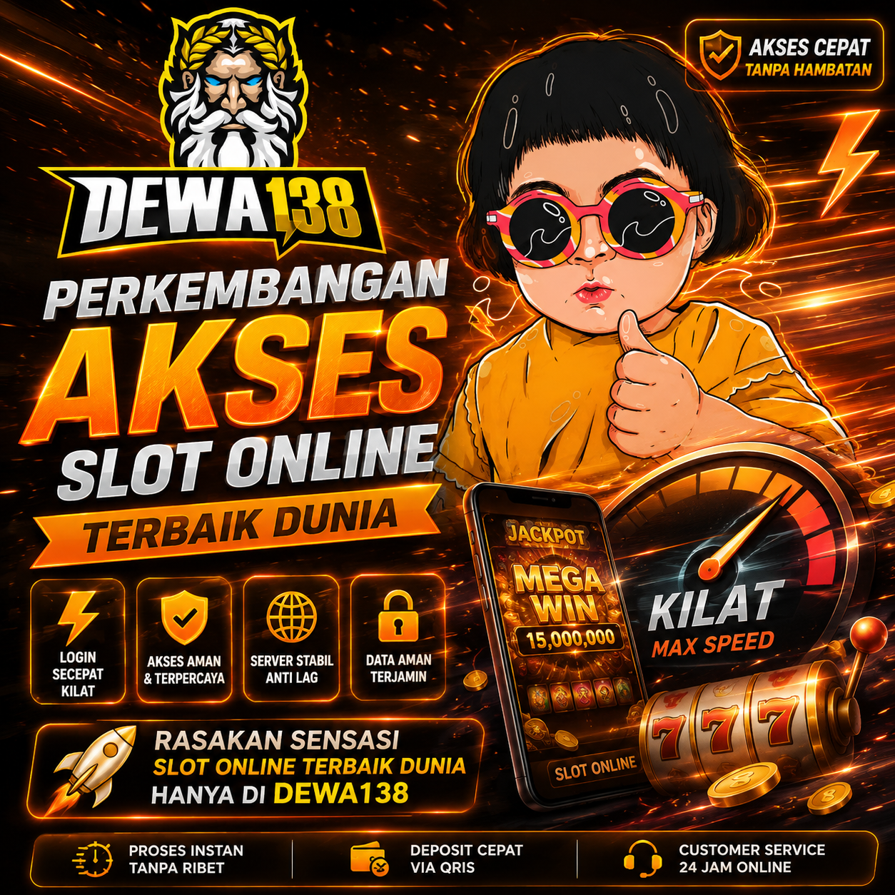 DEWA138 | Perkembangan Akses Slot Online Terbaik Dunia Login Secepat Kilat
